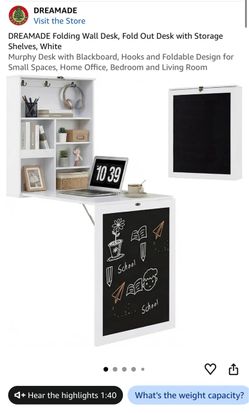 Mounted Foldable Desk