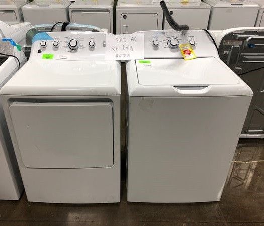 ge washer/dryer set