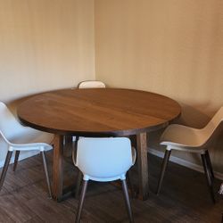 Ikea Round Dining Table And 4 Chairs 