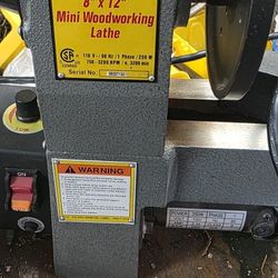 8 " To 12" Wood Lathe . I Used It Once