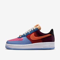 Undefeated x Nike Air Force 1 Low Multi Patent Total Orange size 8.5 M /10 W