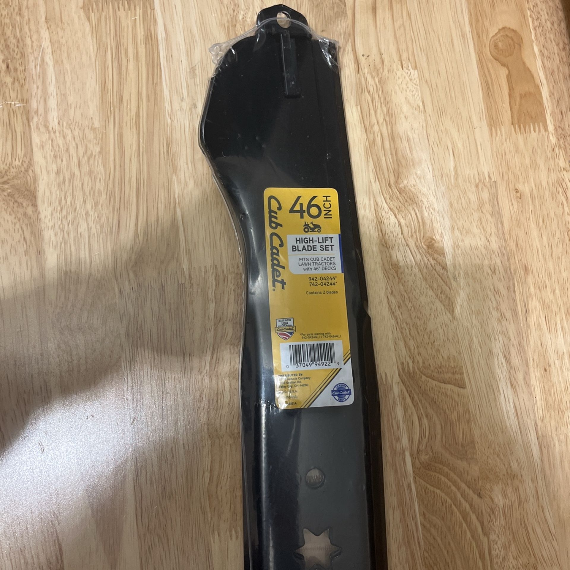 46 Inch Cub Cadet High lift blade set