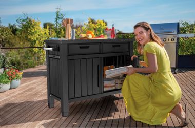 Keter outdoor grill table