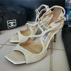 Gorgeous Open Toe Pearl Sandals