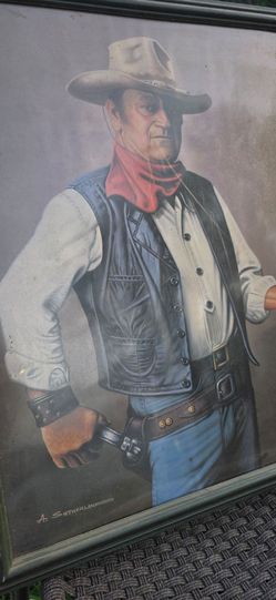 Large Canvas John Wayne