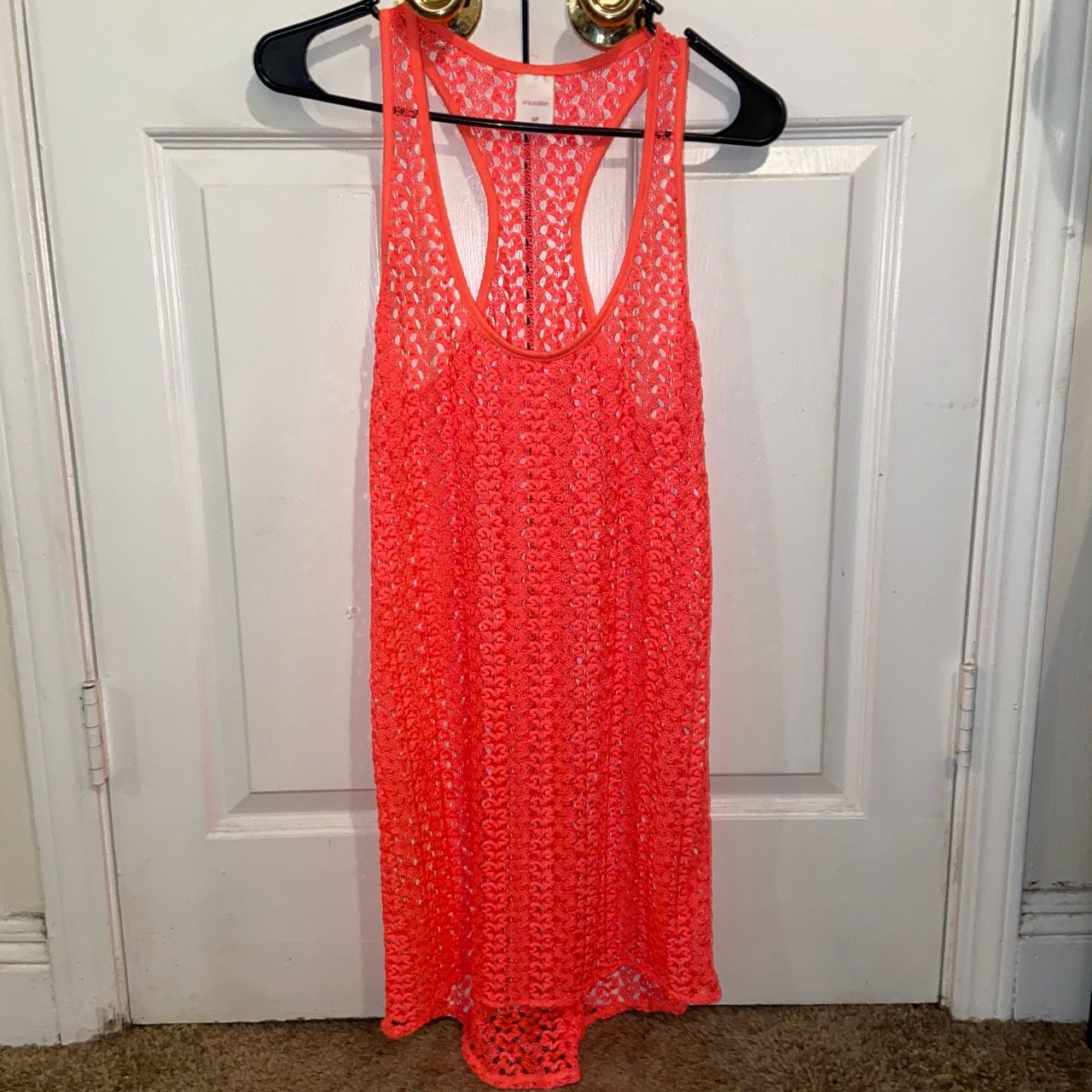 Lacy Coral Coverup