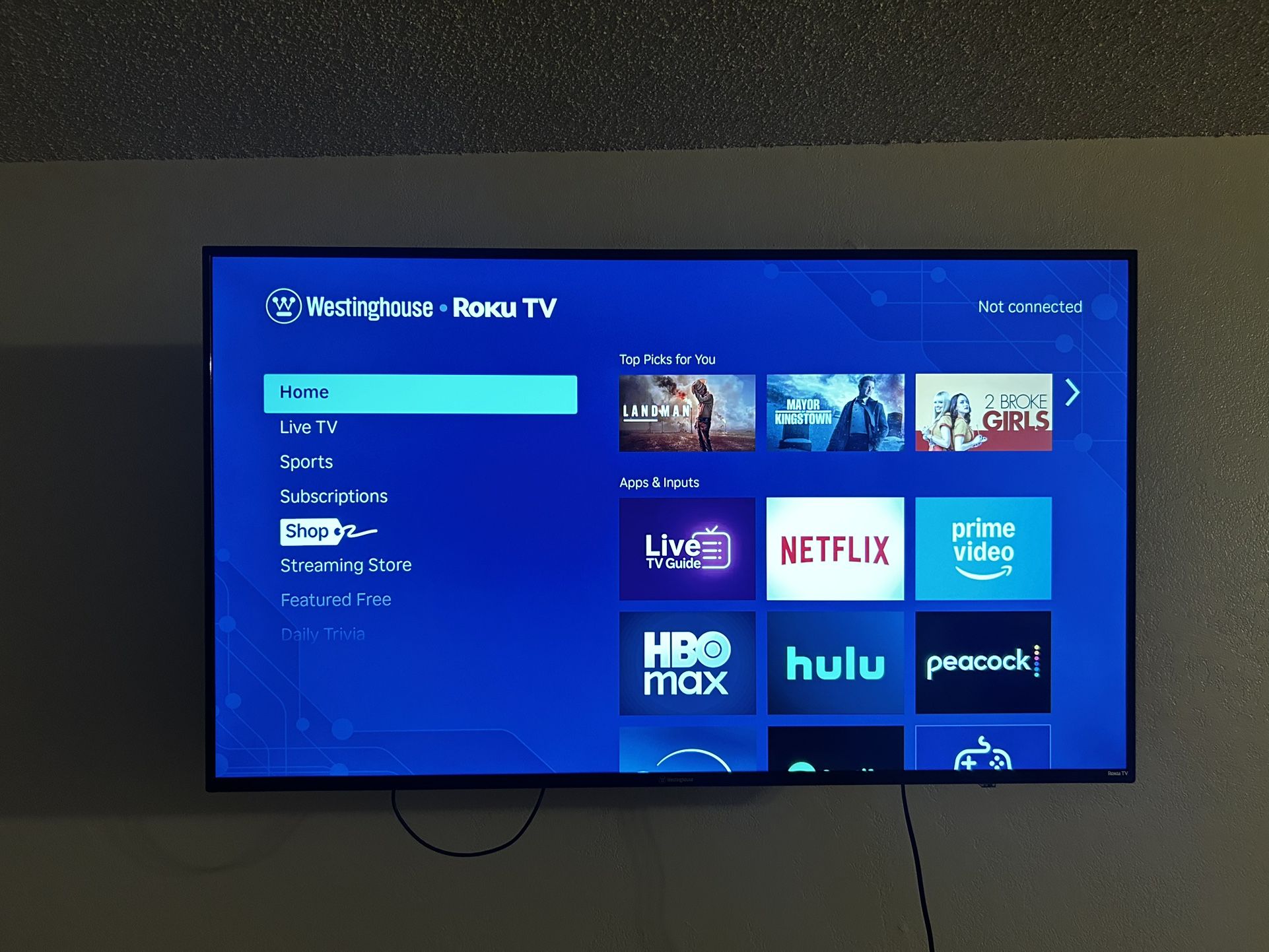 Westing House Roku Tv 55’