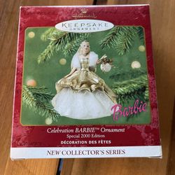 Celebration Barbie Ornament 2000