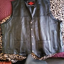 Leather Vest