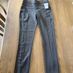 Wit and Wisdom skinny charcoal grey pants, size M.
