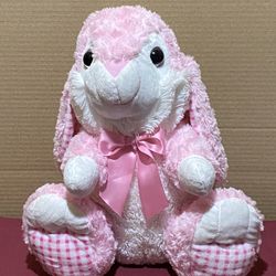 Pink Baby Easter Plush Bunny Rabbit Toy - LIKE NEW!