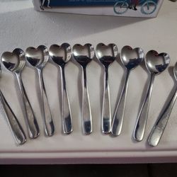 Mini Heart Shaped Spoons Perfect For Valentine's Day $1 Each