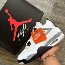 Air Jordan 4 Retro "White Cement" (size 11)
