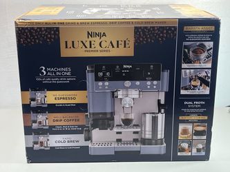 Ninja Luxe Cafe Premier Series ES601BL Espresso Drip Coffee Cold Brew ~ Brand New