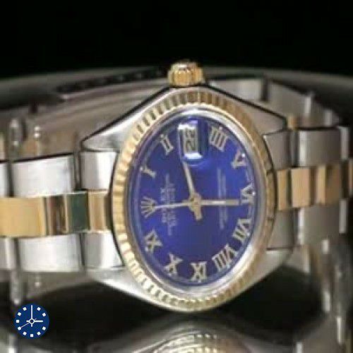 Ladies Rolex Rare Blue Roman Dial