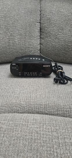 Sony Icf-C212 Dream Machine FM/AM Green LED Black Alarm Clock Radio