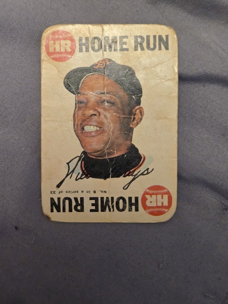 Willie Mays 69 Game Card