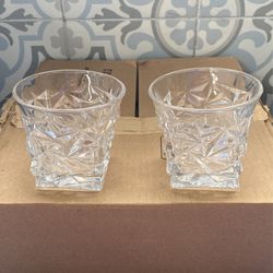 Cooko Crystal Whiskey Glasses 2 Piece Set