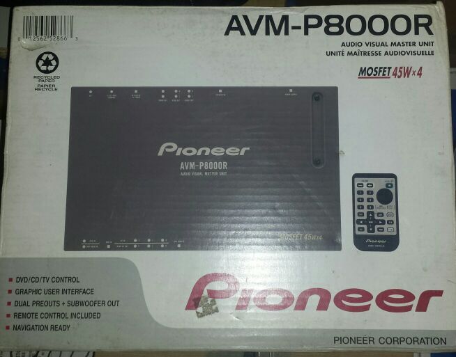 Pioneer Avmp8000R Audio.Video Entertainment Receiver With Dvd Control (PIONEER AVMP8000R)
