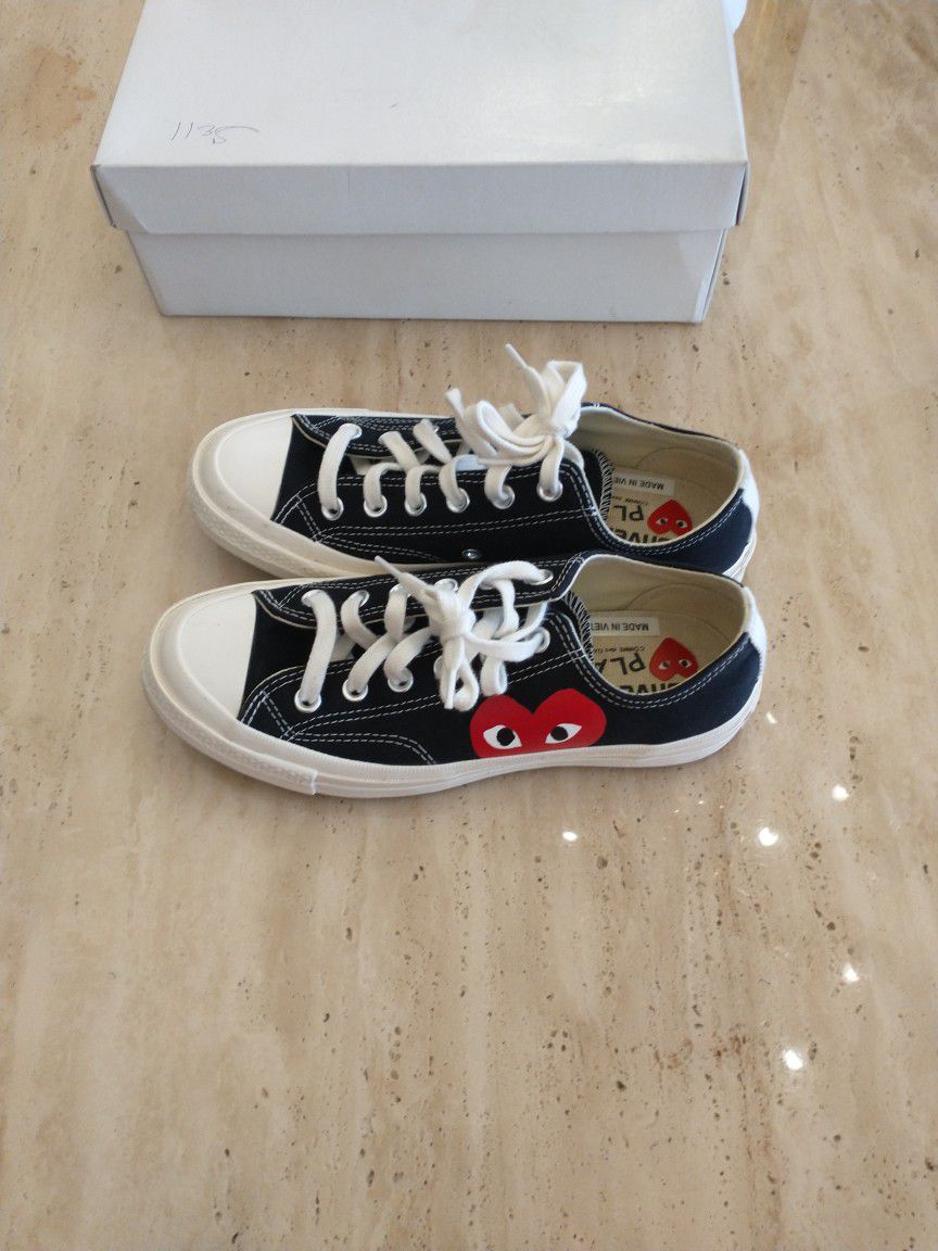 Comme Des Garcons PLAY Converse Sneakers 