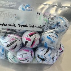 Taylormade Speed Soft Mix Golf Balls (40 Balls)