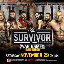 Single WWE Survivor Series Ticket For Tonight 11/29