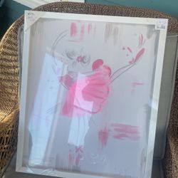 New Ballerina Framed Picture 20” X 23”