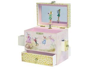 Enchantmints Fairy Music Box for Girls Spins to Music 4 Pullout Drawers, WORKS