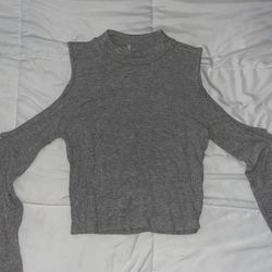 Long Sleeve Crop Top 