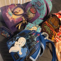 Loungefly Bags ALL For $150 Includes 4 Purse Backpack And Wallets 