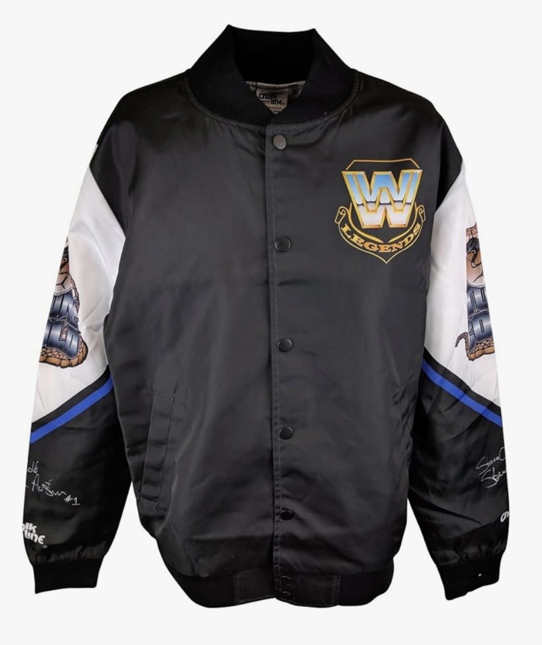 Stone Cold Steve Austin WWE Legends Fanimation Chalkline Jacket Black