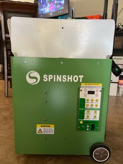 Spinshot tennis ball machine barely used