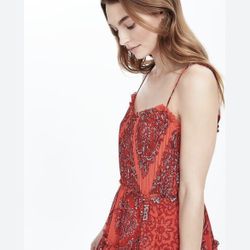 Banana Republic Paisley  Dress SIZE 6 LONG/TALL  