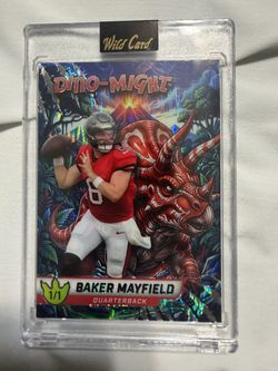Baker Mayfield Wild Card Dino-Might 1/1 Trading Card