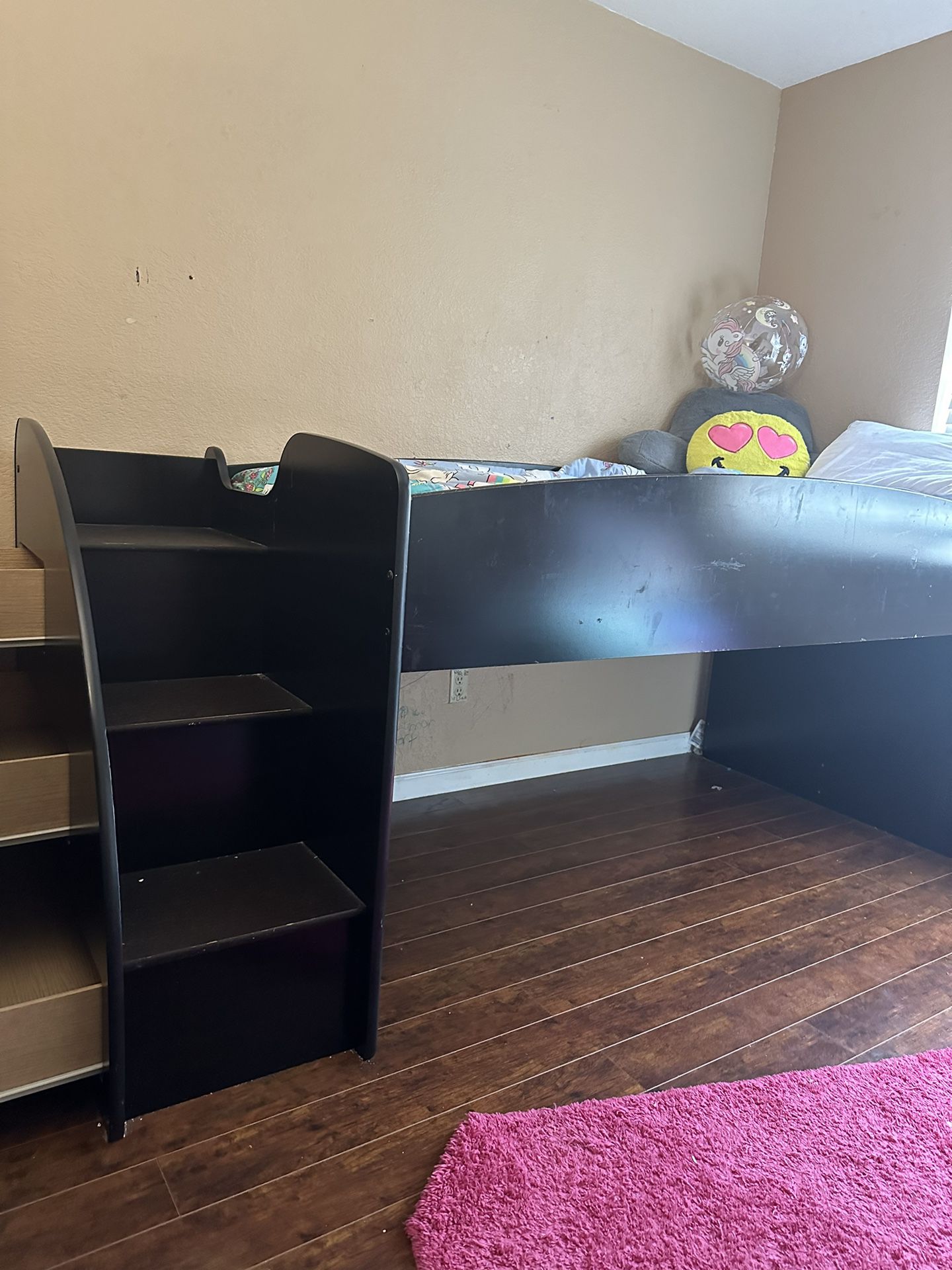 Twin Bunk Bed With Dresser 
