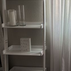 White Ladder Shelves