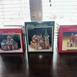 Dickens Collectables and Santa’s Workbench Collection Porcelain House 