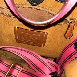 Coach Field Tote W/ Horse & Carriage 