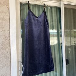 Blue Velvet Dress 