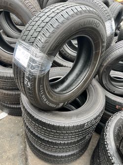 255/70/18 Kumho 4 used tires installed & balanced