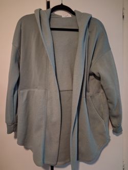 OLIVE AND OAK, HOODED JACKET, sweatshirt material,  one size fits all
