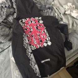 Chrome Heart Hoodie Pink