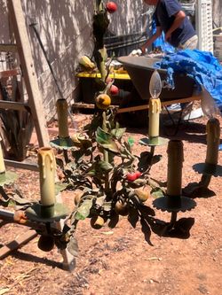 Vintage 1960’s TOLE chandelier