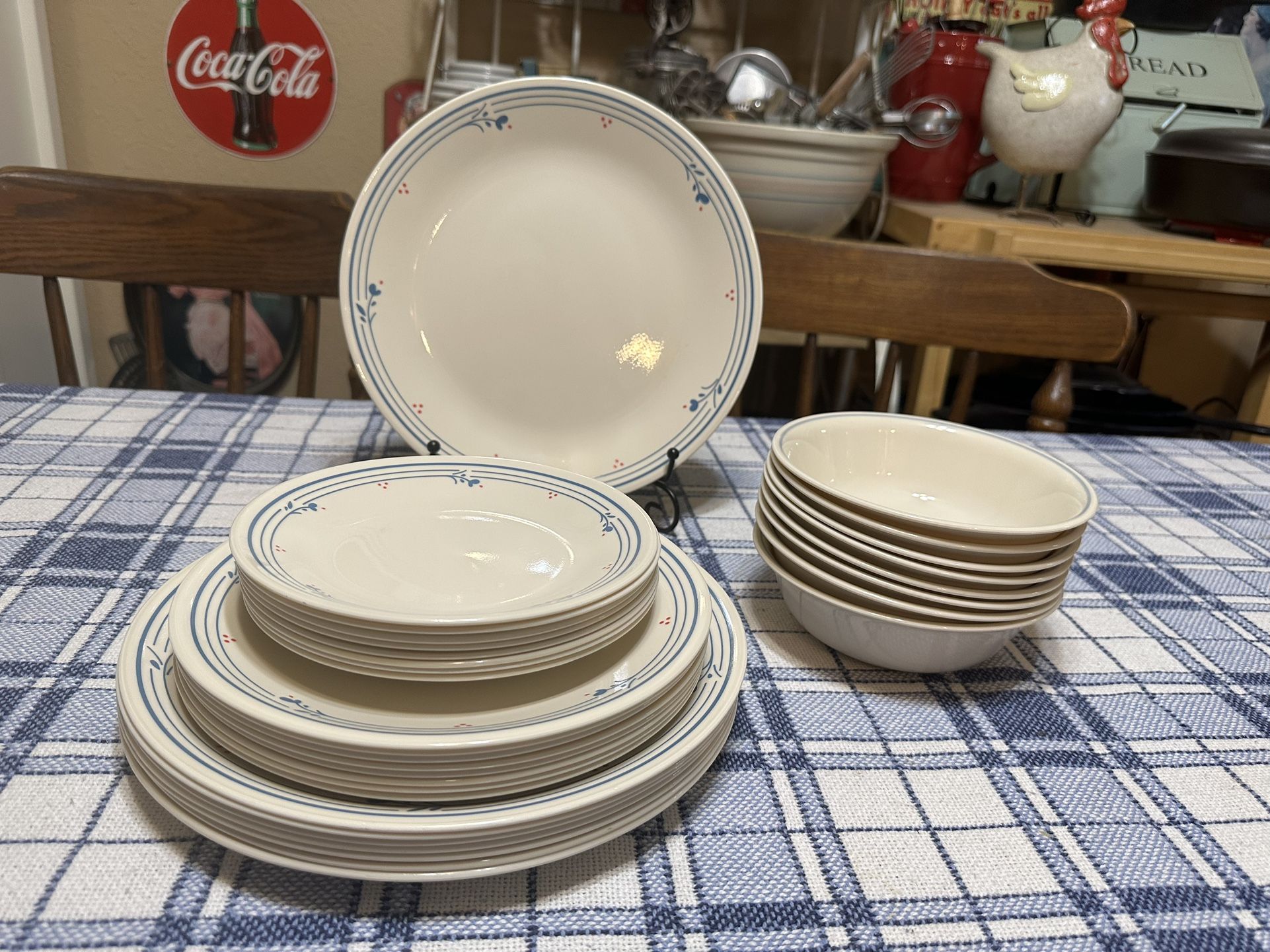 Corelle Country Violet 32 Piece Dinnerware Set