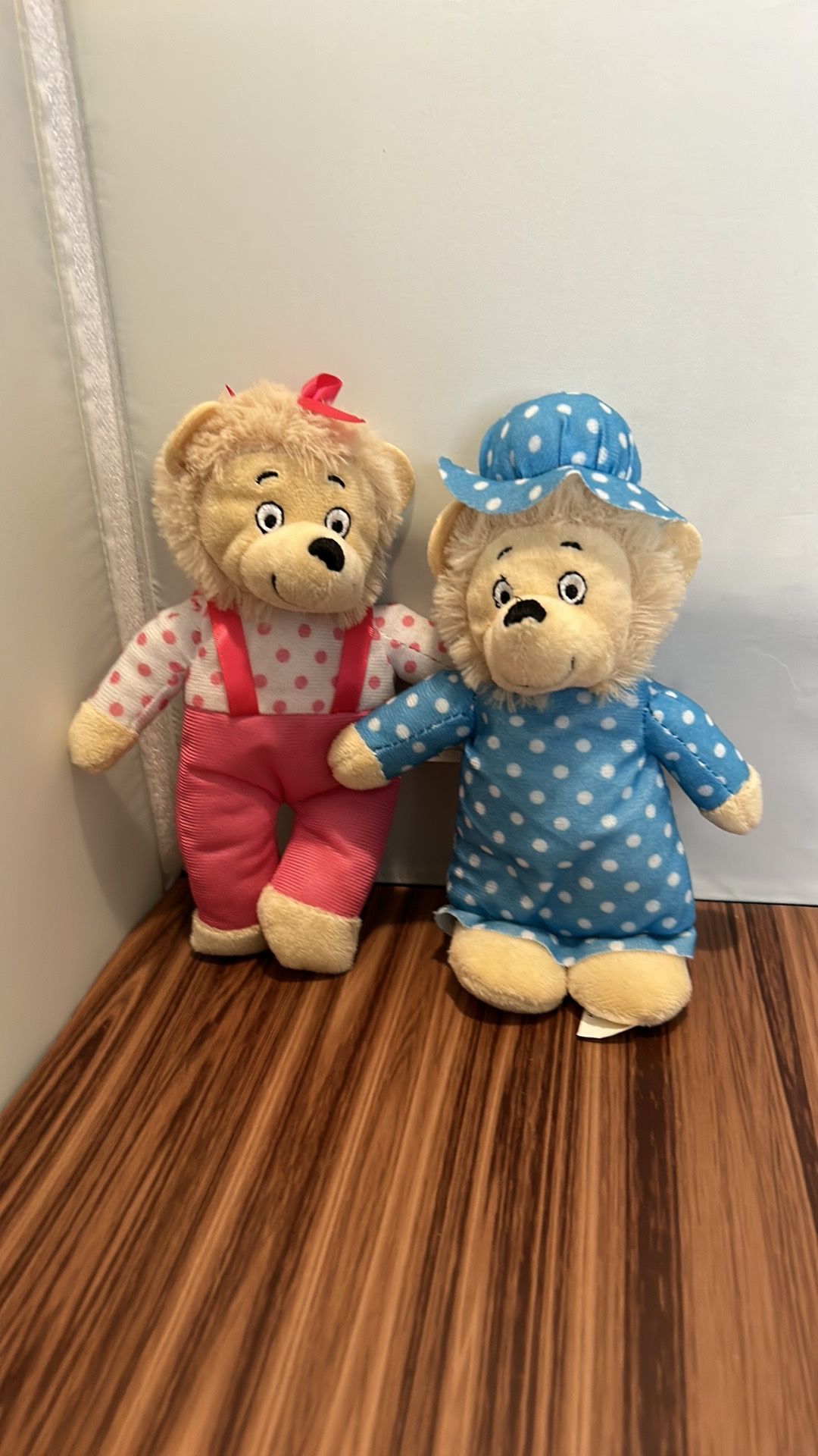 The Berenstain Bears Plush Dolls Stuffed Animal Sister and Mama 8" 2021 New