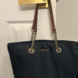 Calvin Klein Dark Blue Handbag