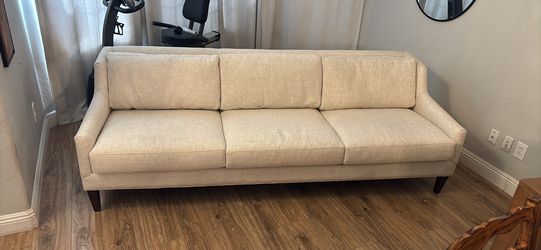 Lillian August custom upholstered sofa