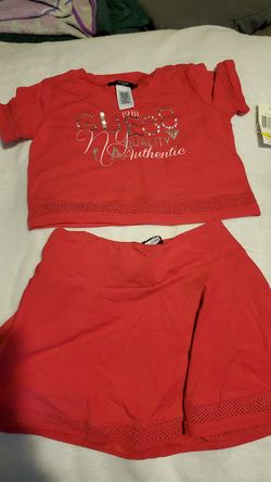 Dark pink skirt set size 5/6