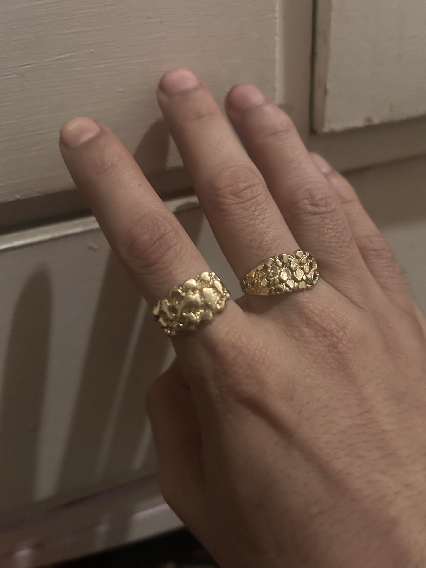 10k Gold Nugget Rings 