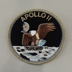 APOLLO II MISSION EMBROIDERED 4" PATCH